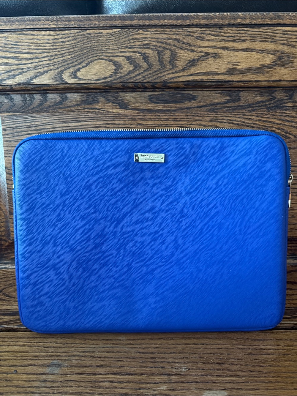 Kate Spade New York Cobalt Blue Saffiano Laptop Sleeve Case 13” 14”